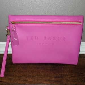 Ted Baker Barbie Pink wristlet purse